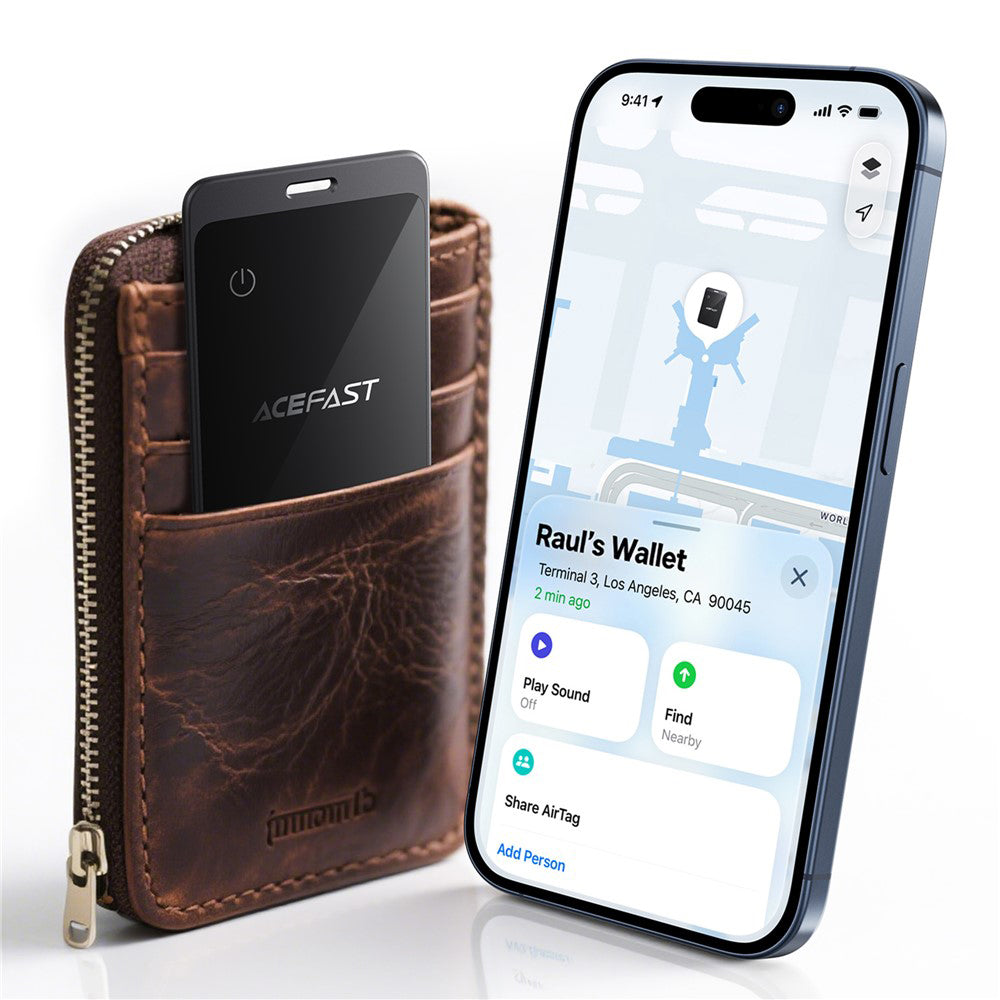 Acefast SmartTag S3 az iOS sorozathoz, Szürke