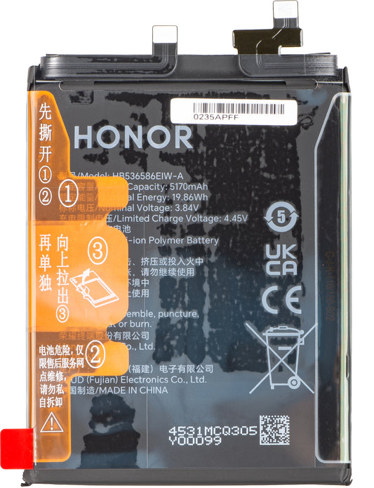 Honor 400 Pro akkumulátor, Service Pack 0235APFF