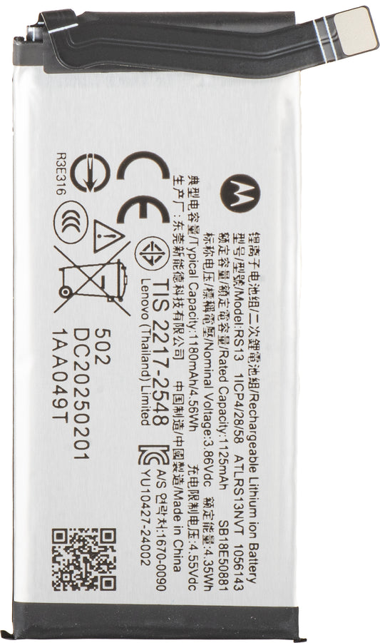 Motorola Razr 60 Ultra akkumulátor, RS13, Service Pack SB18E50881