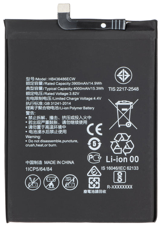 Akkumulátor Honor 20 Pro / View 20 / Mate 20 / P20 Pro / Mate 10 készülékekhez, HB436486ECW