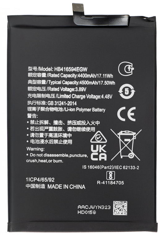 Akkumulátor Honor 90 Lite / X8a típushoz, HB416594EGW