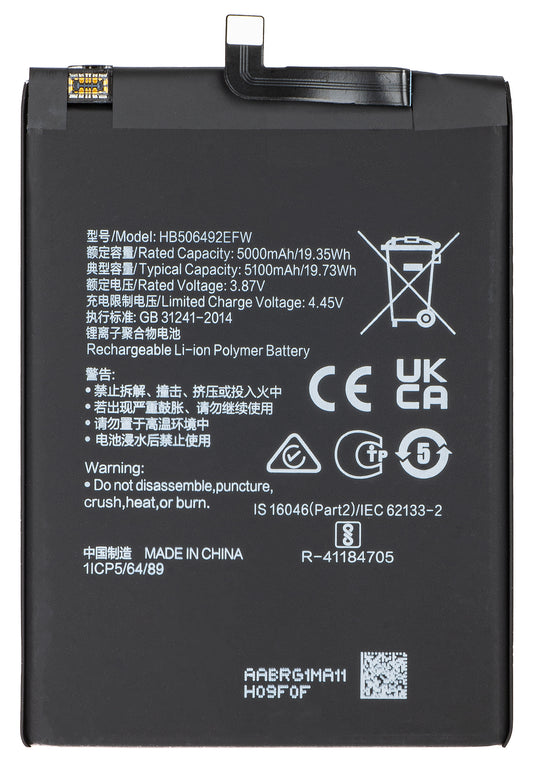 Akkumulátor Honor Magic5 Lite készülékhez, HB506492EFW