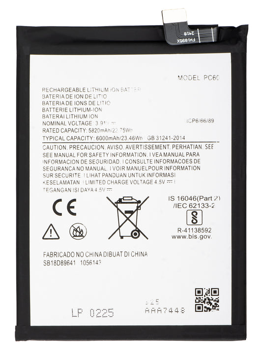Motorola Moto G54 Power Edition akkumulátor, PC60