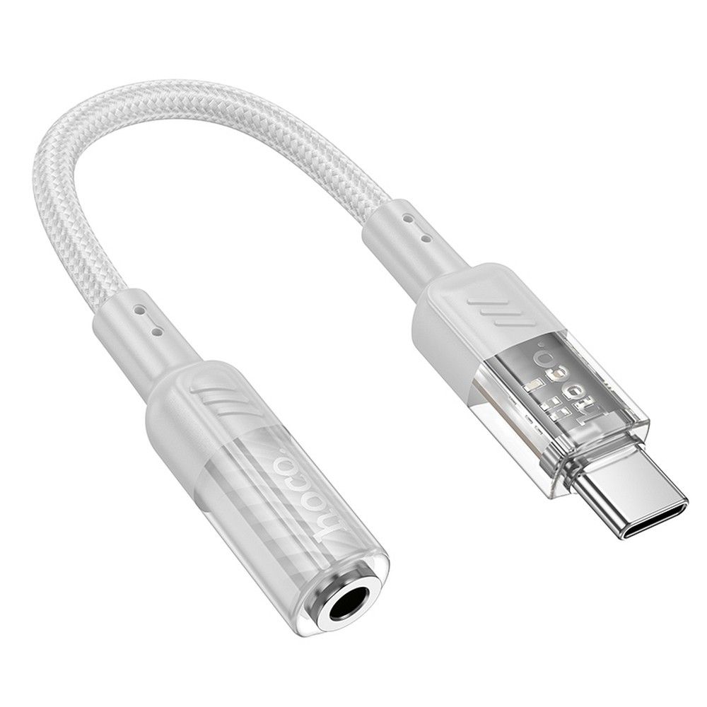 USB-C - 3.5mm HOCO LS37 Audio Adapter, Szürke