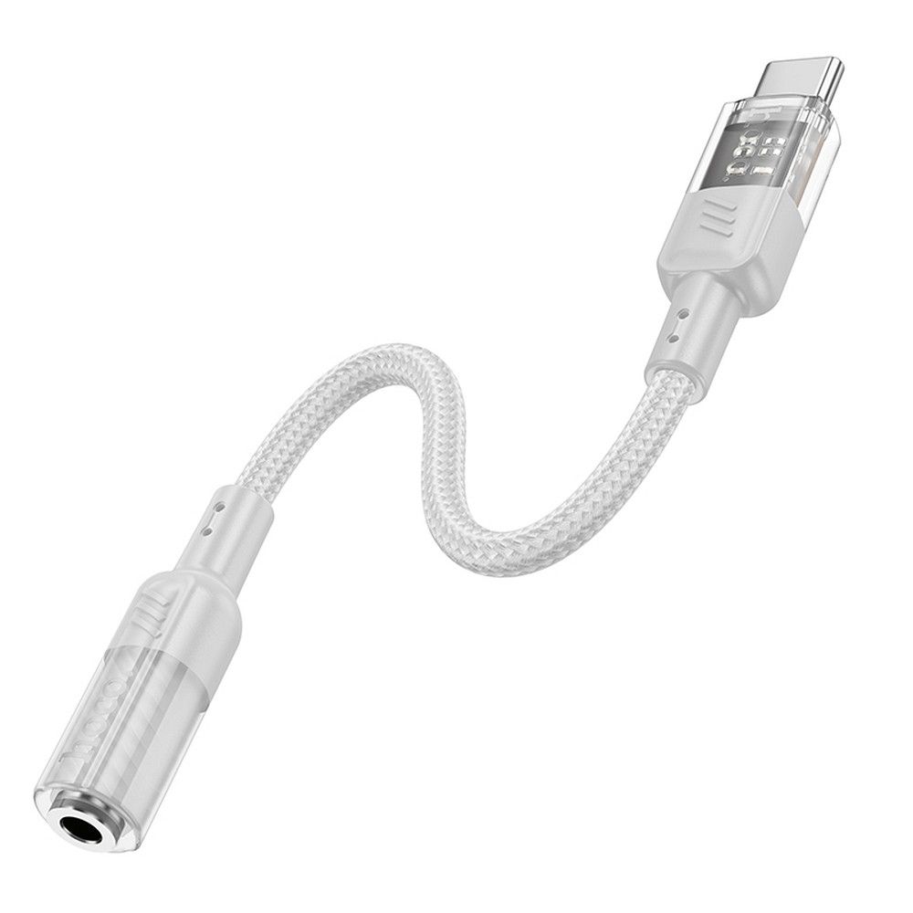 USB-C - 3.5mm HOCO LS37 Audio Adapter, Szürke