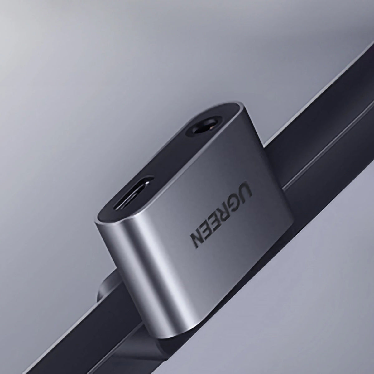 USB-C - 3,5 mm / USB-C UGREEN CM193 Audio Adapter, Szürke