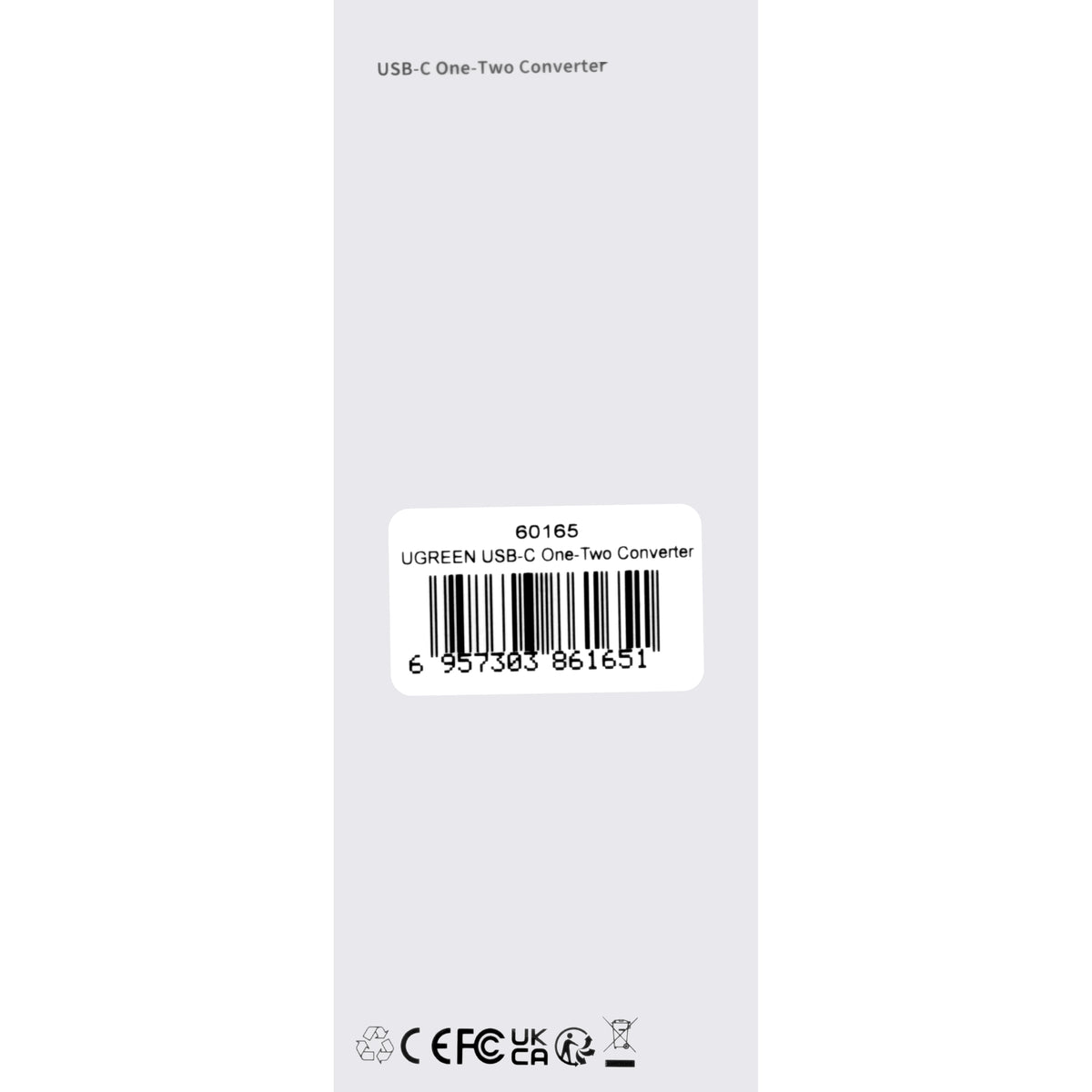 USB-C - USB-C / USB-C audio adapter UGREEN CM232, szürke