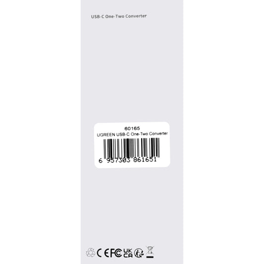 USB-C - USB-C / USB-C audio adapter UGREEN CM232, szürke