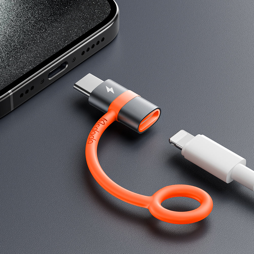 Adat és Töltés Átalakító Lightning - USB-C McDodo OT-5530, Szürke