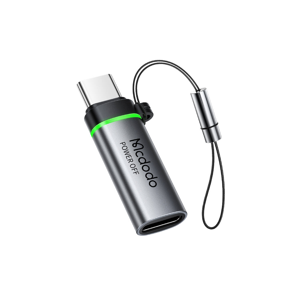 Adat és Töltés Átalakító Lightning - USB-C McDodo OT-6010 Power Off, Fekete