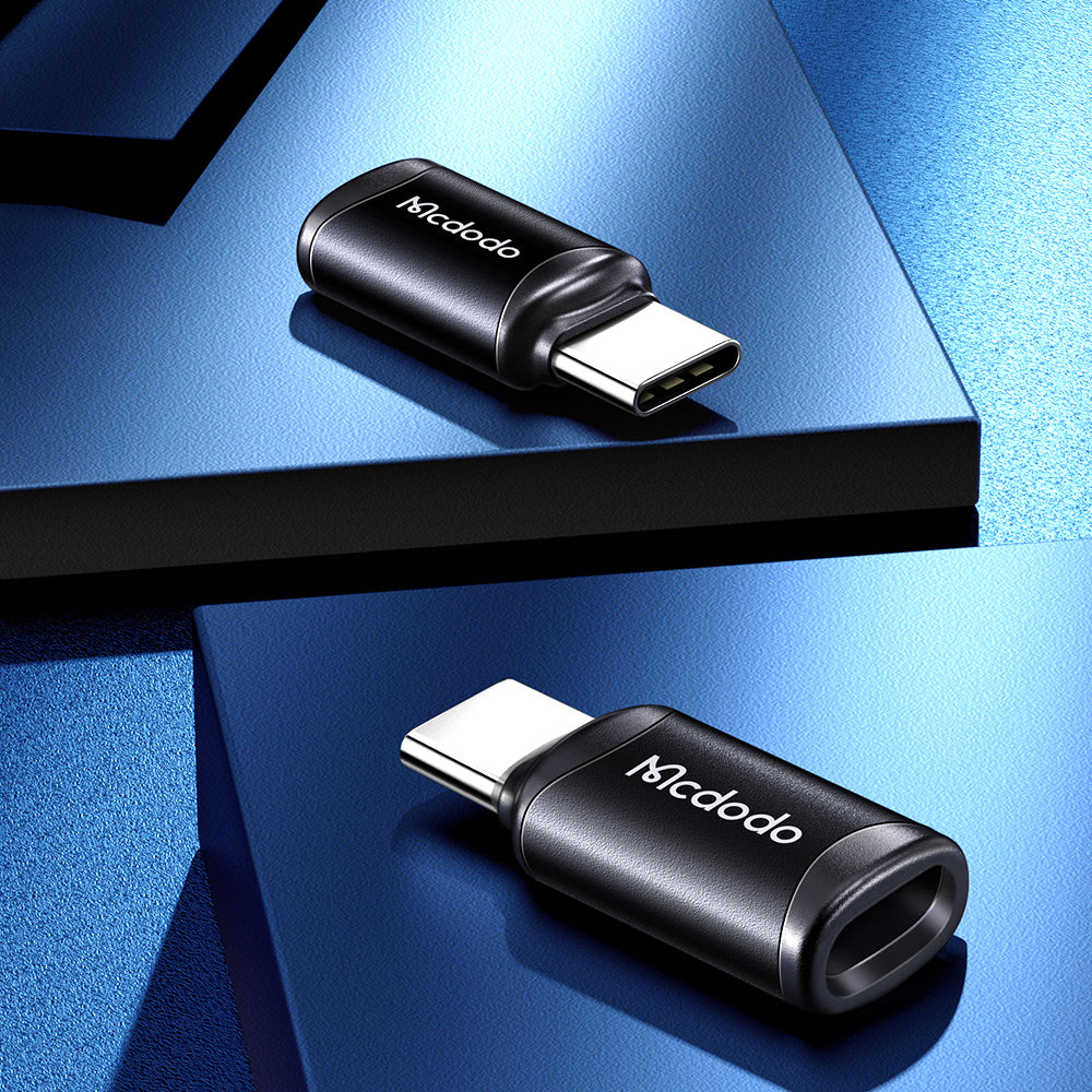 Adat és Töltés Átalakító Lightning - USB-C McDodo OT-7700, Fekete