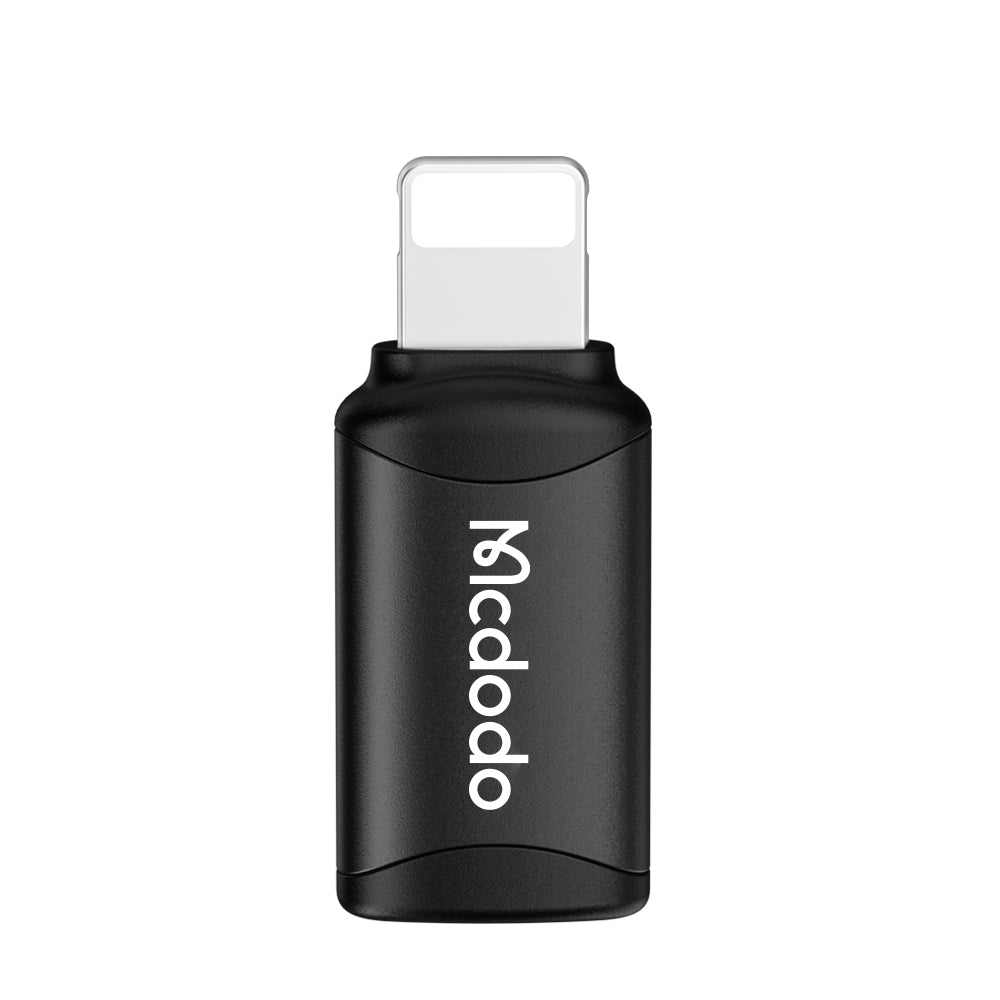 USB-C - Lightning McDodo OT-7680 adat- és töltőadapter, Fekete
