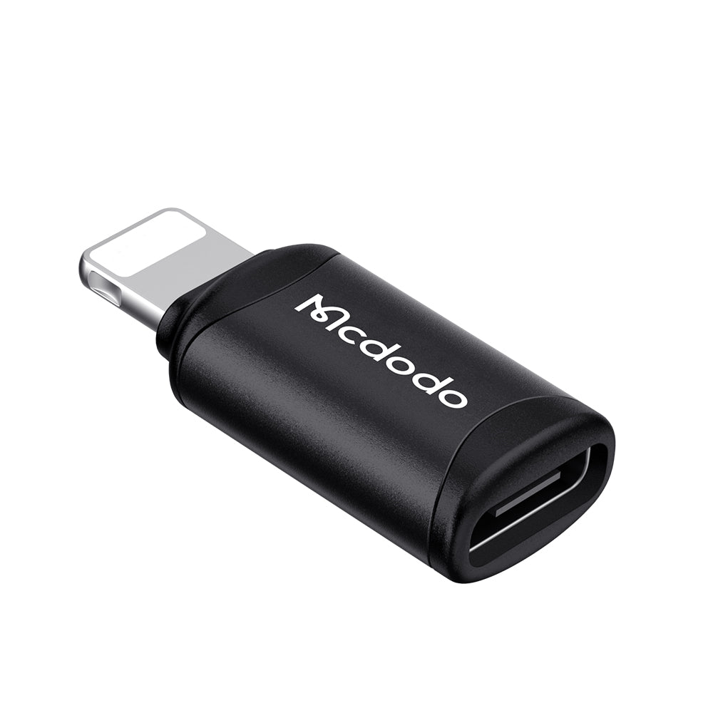 USB-C - Lightning McDodo OT-7680 adat- és töltőadapter, Fekete