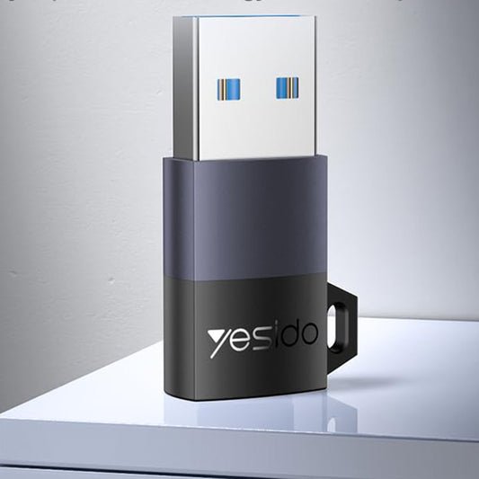 USB-C - USB-A Yesido GS34 adat- és töltőadapter, szürke