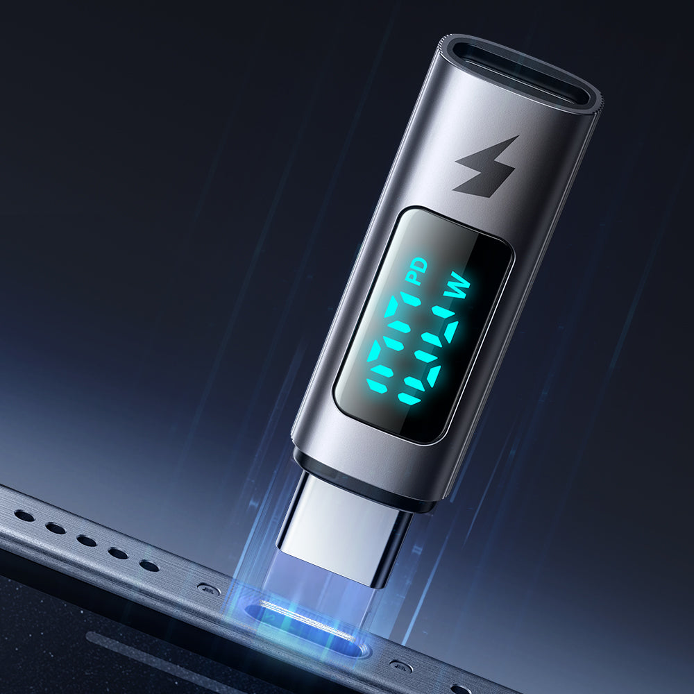 USB-C - USB-C McDodo OT-6090 Wales Display adat- és töltőadapter, Fekete