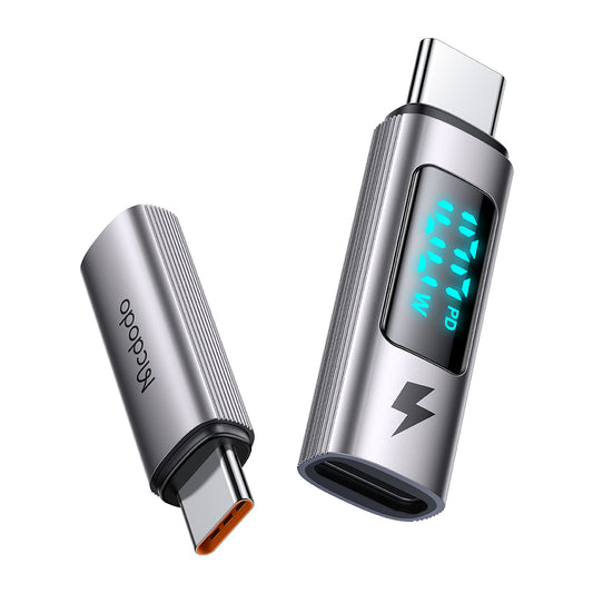 USB-C - USB-C McDodo OT-6090 Wales Display adat- és töltőadapter, Fekete