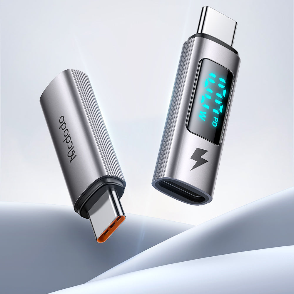 USB-C - USB-C McDodo OT-6090 Wales Display adat- és töltőadapter, Fekete