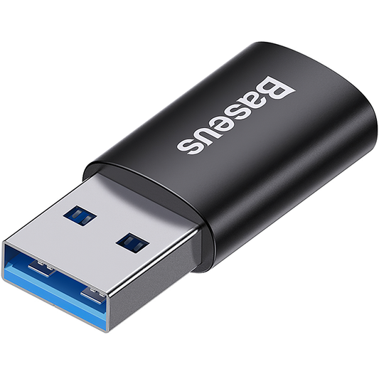 Baseus Ingenuity USB-C - USB-A USB-C töltő- és adatadapter, fekete ZJJJJQ0001010101