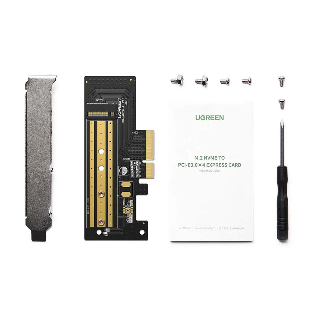 SSD Interfész Adapter UGREEN CM302 (70503), NVMe M.2 - PCIe 3.0 X4