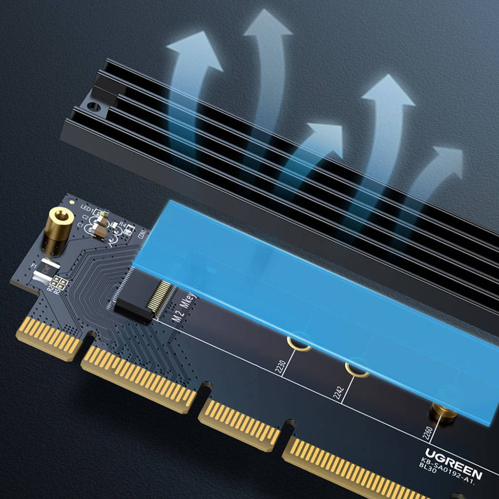 UGREEN CM465 (30715) SSD Interfész Adapter, NVMe M.2 - PCIe 4.0 X4
