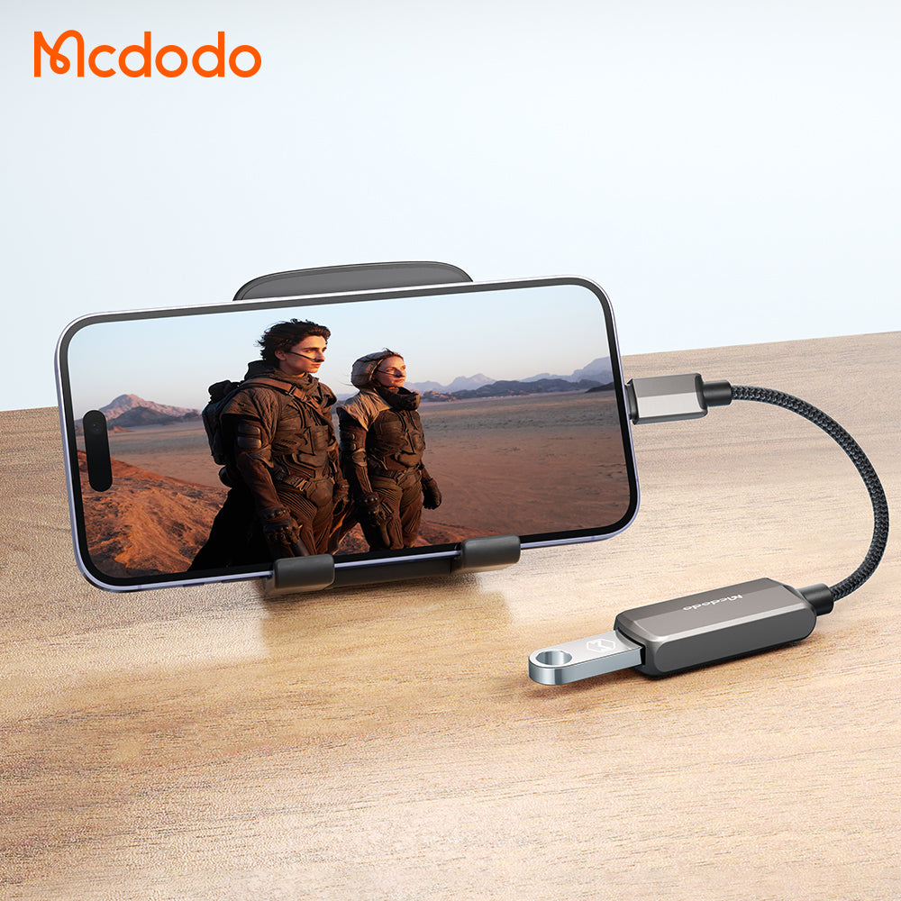 OTG Lightning - USB-A McDodo CA-2690 adapter, Szürke