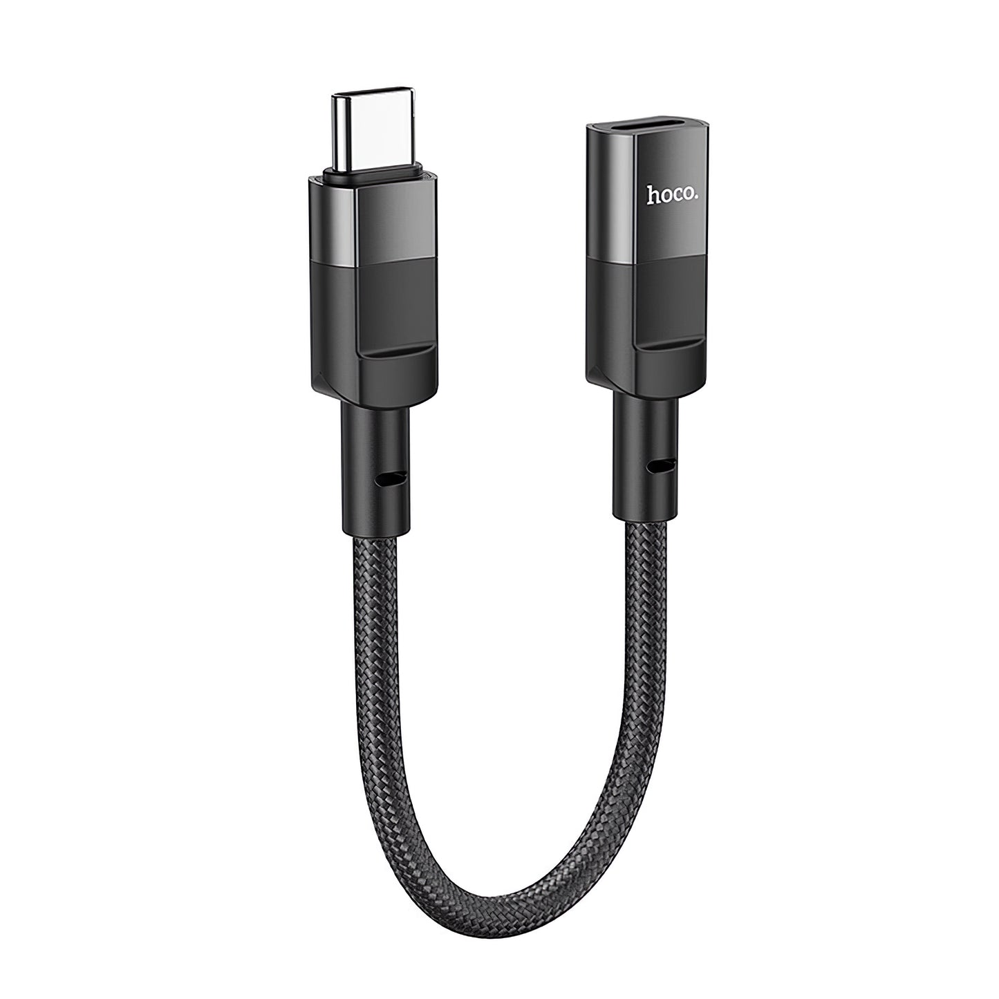 Data and Charging Adapter Lightning - USB-C HOCO U107, 0.1m, Black