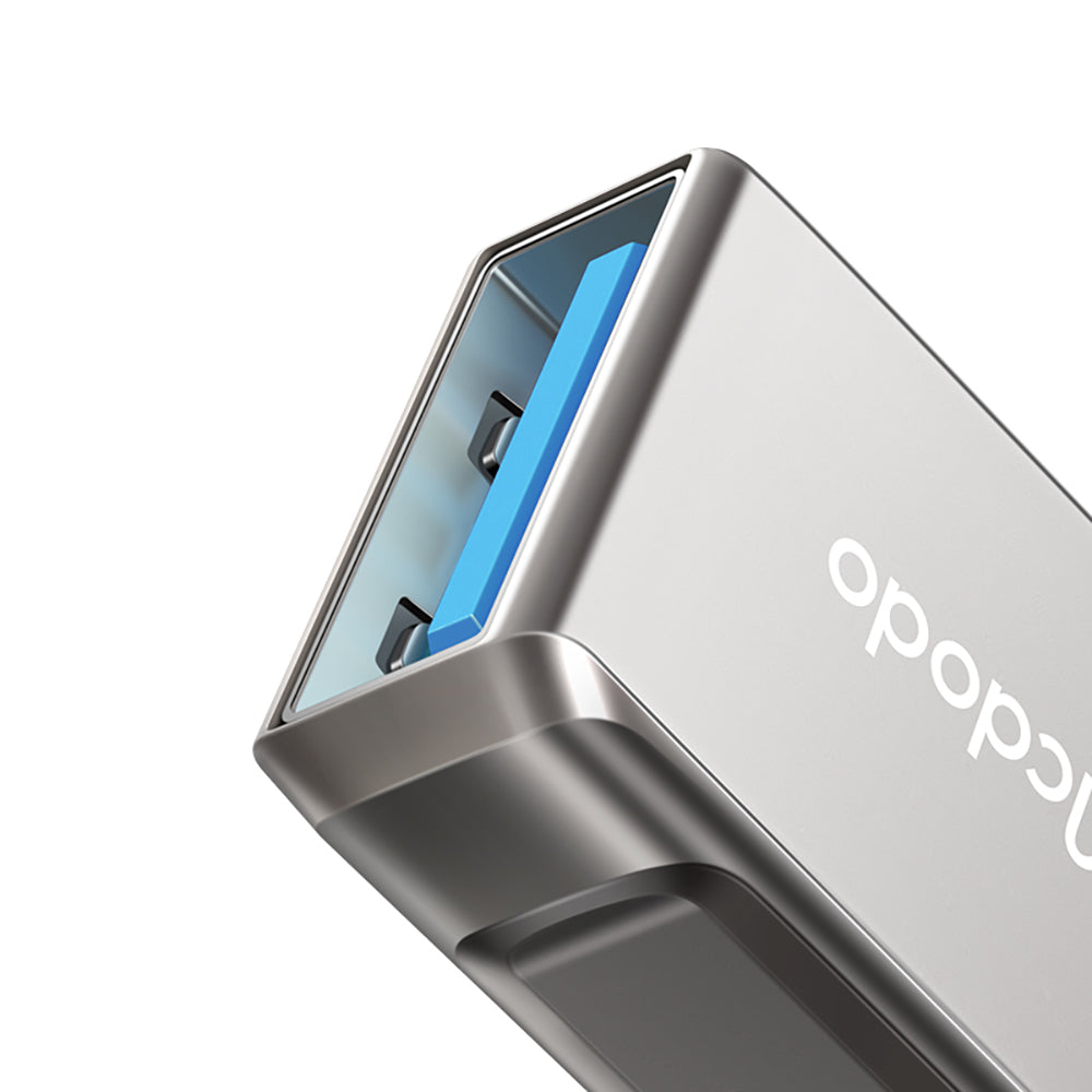 OTG USB-C - USB-A McDodo OT-8730 adapter, Szürke