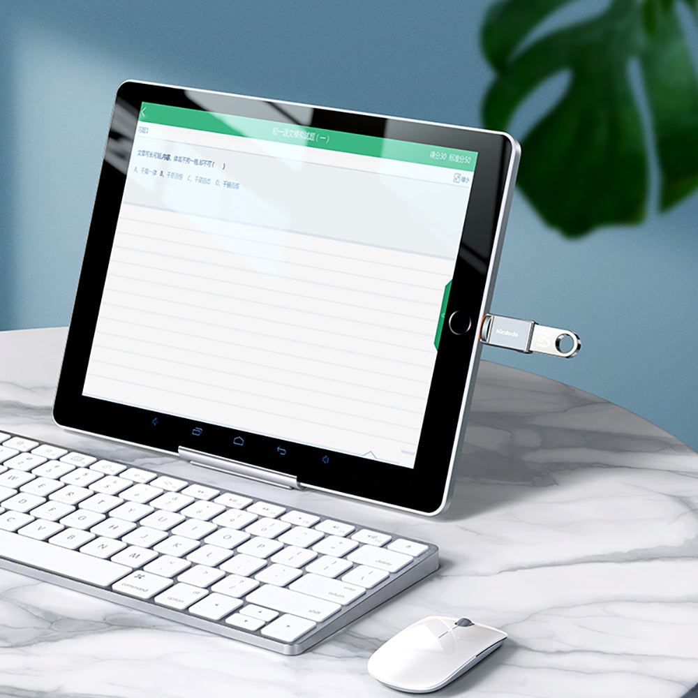 OTG USB-C - USB-A McDodo OT-8730 adapter, Szürke