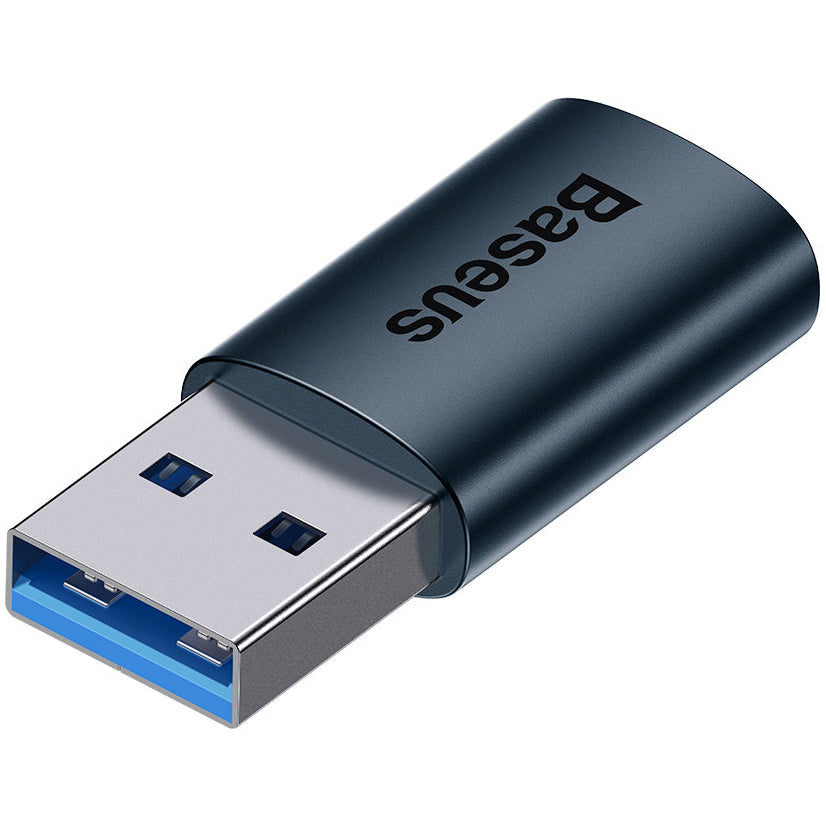Baseus Ingenuity USB-C - USB-A adat- és töltőadapter, kék ZJJJJQ000103