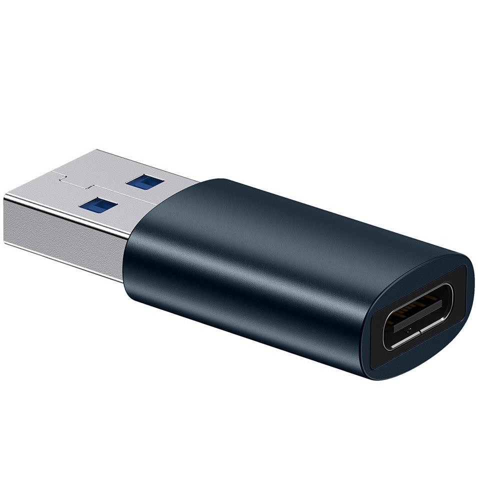 Baseus Ingenuity USB-C - USB-A adat- és töltőadapter, kék ZJJJJQ000103