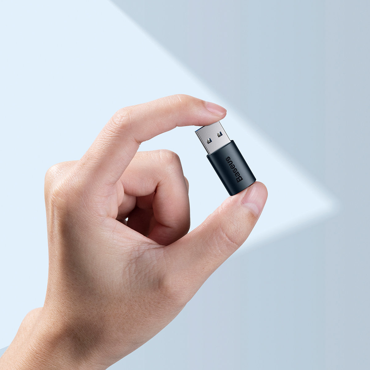 Baseus Ingenuity USB-C - USB-A adat- és töltőadapter, kék ZJJJJQ000103