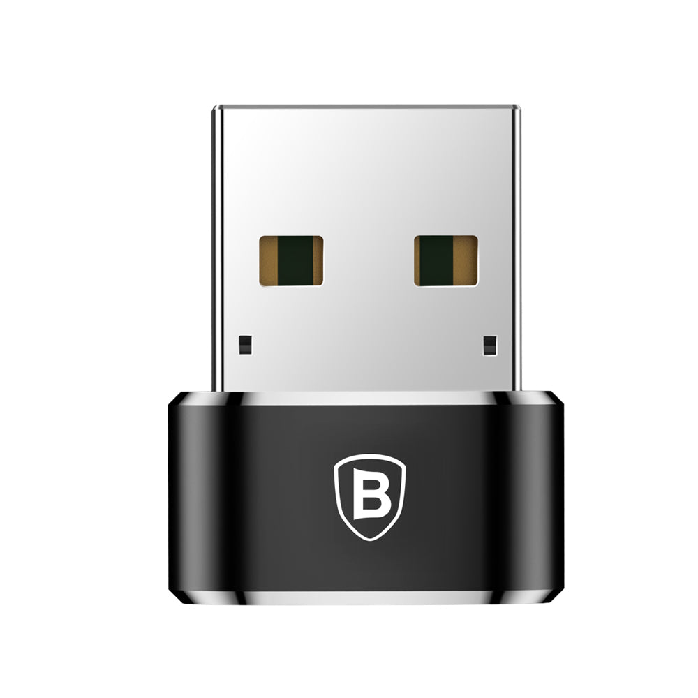 USB-C - USB-A Baseus Adat és Töltő Adapter, Fekete CAAOTG-01