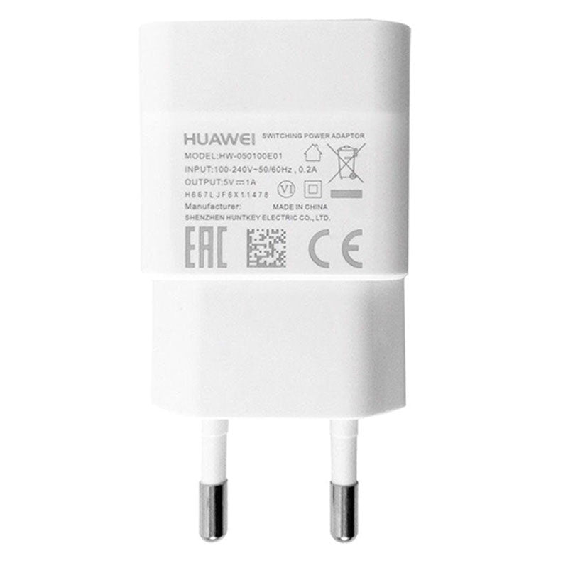Hálózati töltő Huawei HW-050100E01, 5W, 1A, 1 x USB-A, fehér 02221186