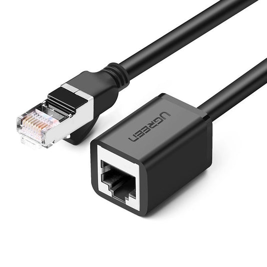 Hálózati hosszabbító kábel UGREEN NW112, RJ45 - RJ45, 1m, Fekete