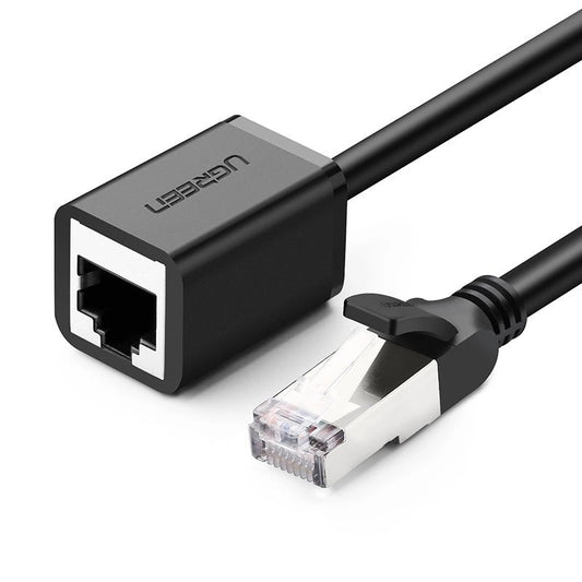 Hálózati hosszabbító kábel UGREEN NW112, RJ45 - RJ45, 1m, Fekete