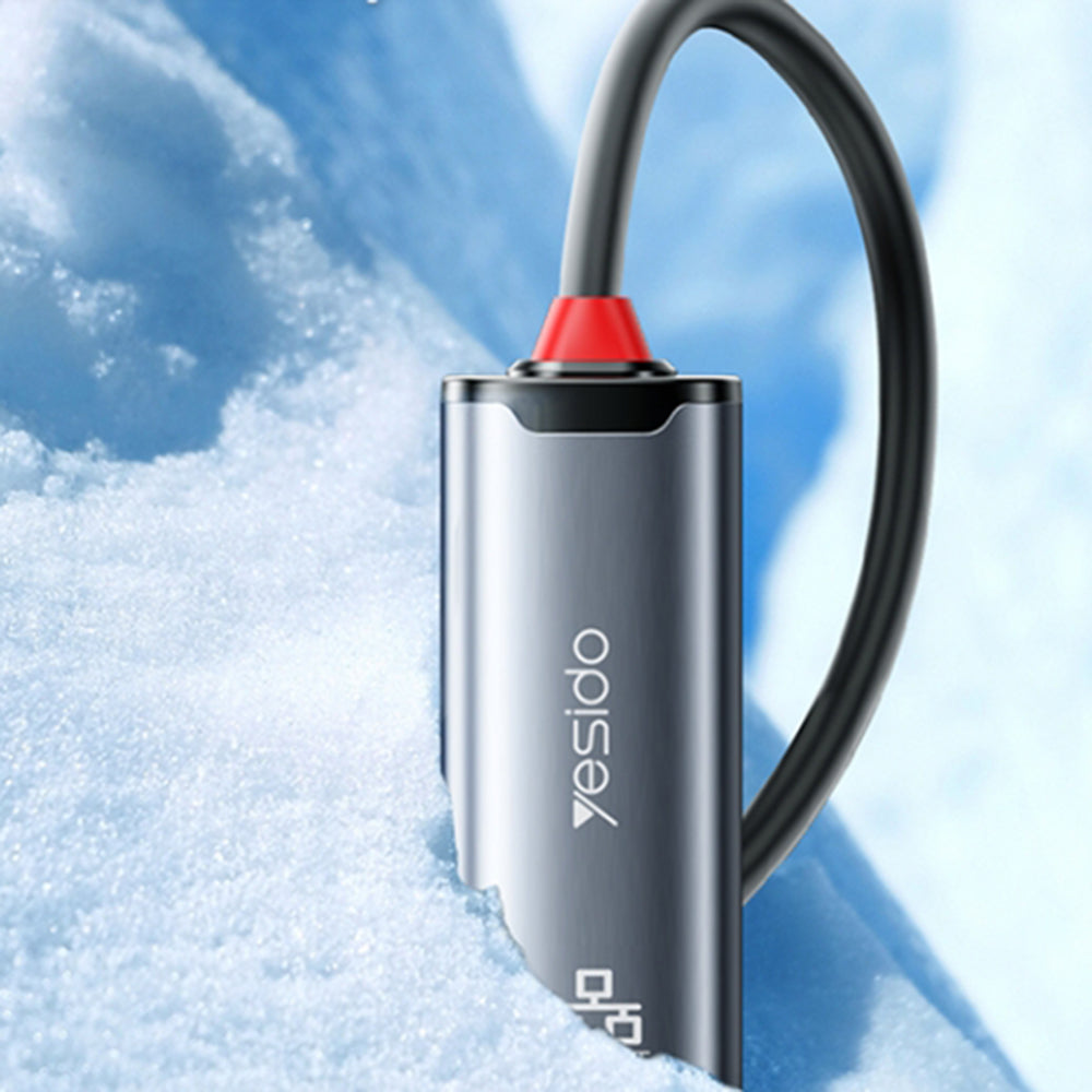 Yesido HB26 hálózati kártya, RJ45, USB / USB-C, Szürke