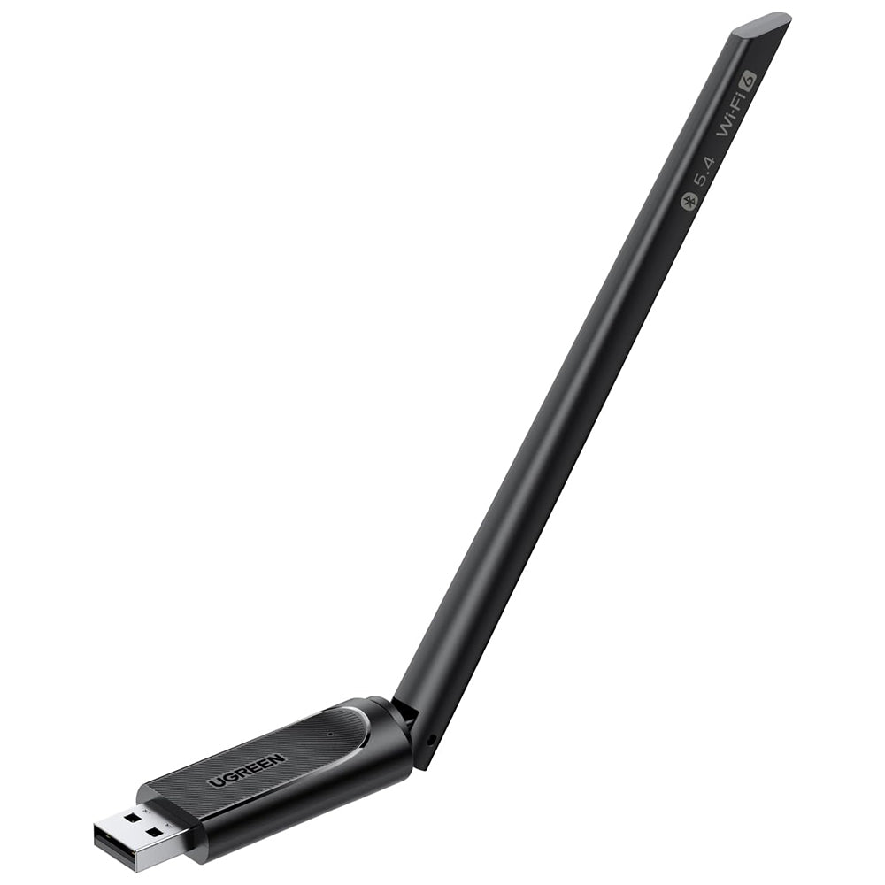 UGREEN AX900 (75109) vezeték nélküli adapter, Dual Band, Wi-Fi 6, 600Mbps, Fekete