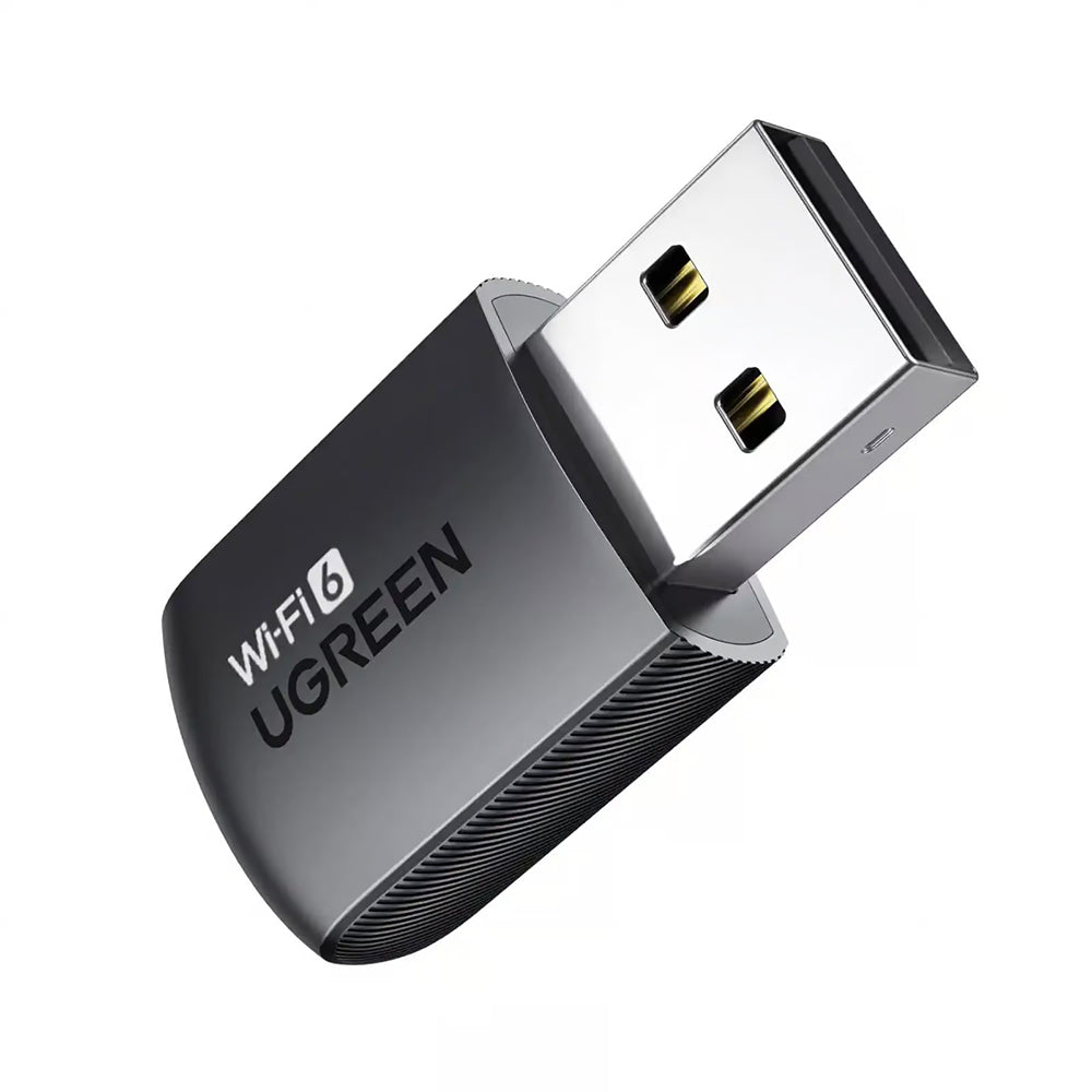 UGREEN CM762 (35264) vezeték nélküli adapter, Dual Band, Wi-Fi 6, 600Mbps, Fekete