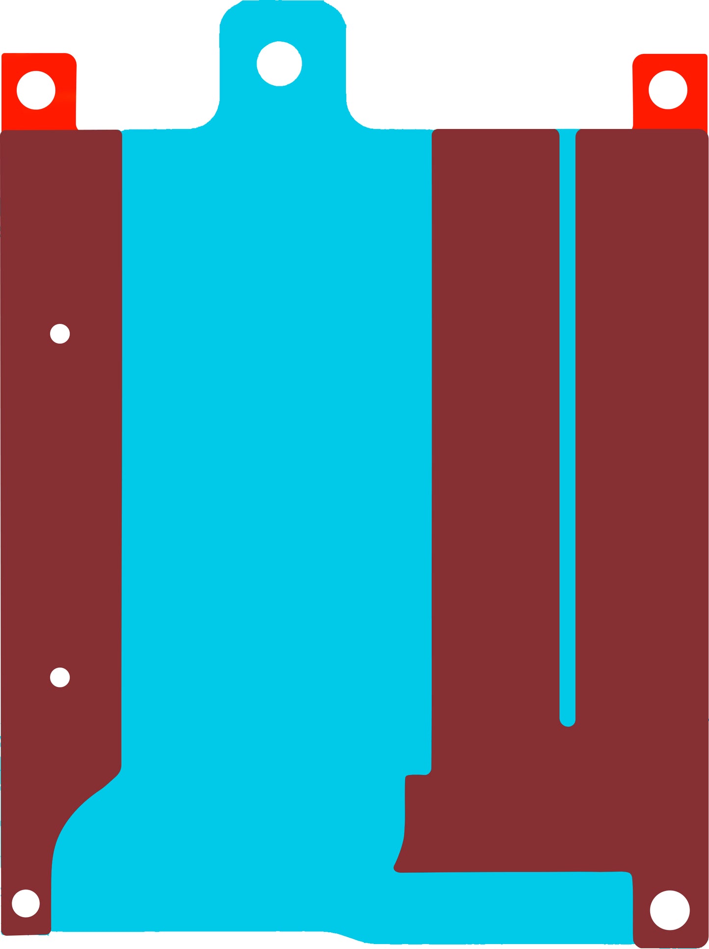 Akkumulátor Ragasztó Honor Magic V5, Service Pack 5163AFPM