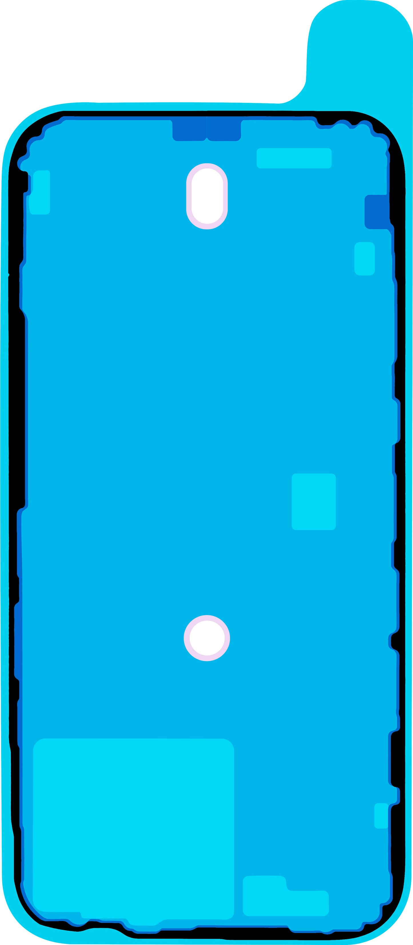 Apple iPhone 15 Akkufedél Ragasztó, Service Pack 923-09185