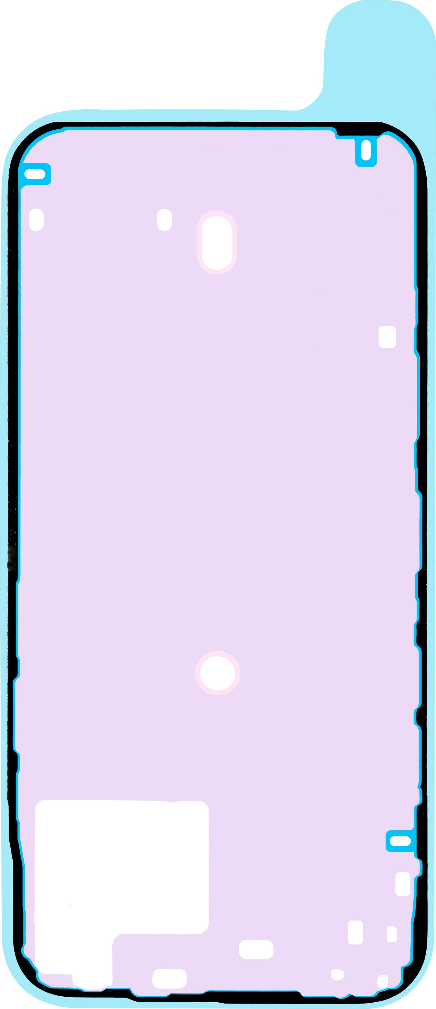 Apple iPhone 15 Plus akkumulátorfedél ragasztó, Service Pack 923-09187