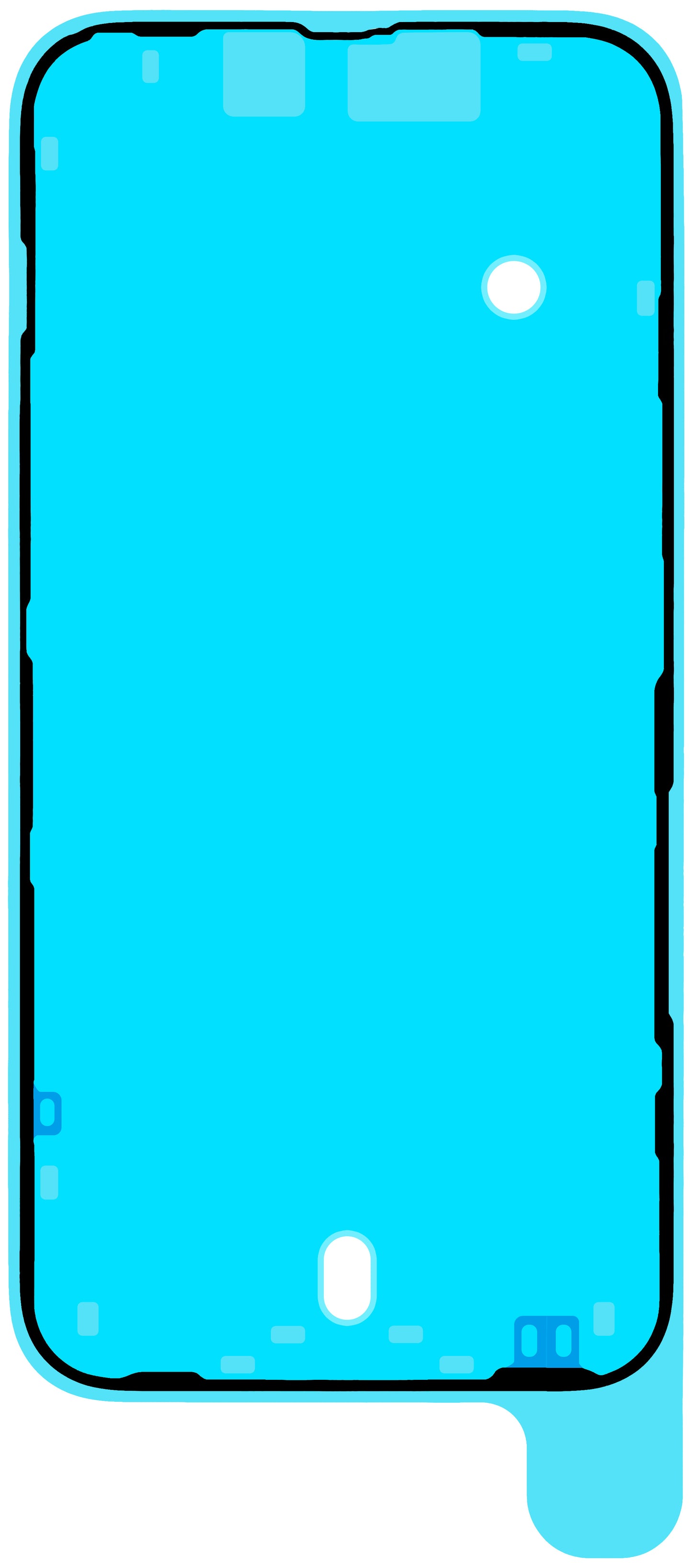 Apple iPhone 14 Plus akkumulátorfedél ragasztó, Service Pack 923-08092