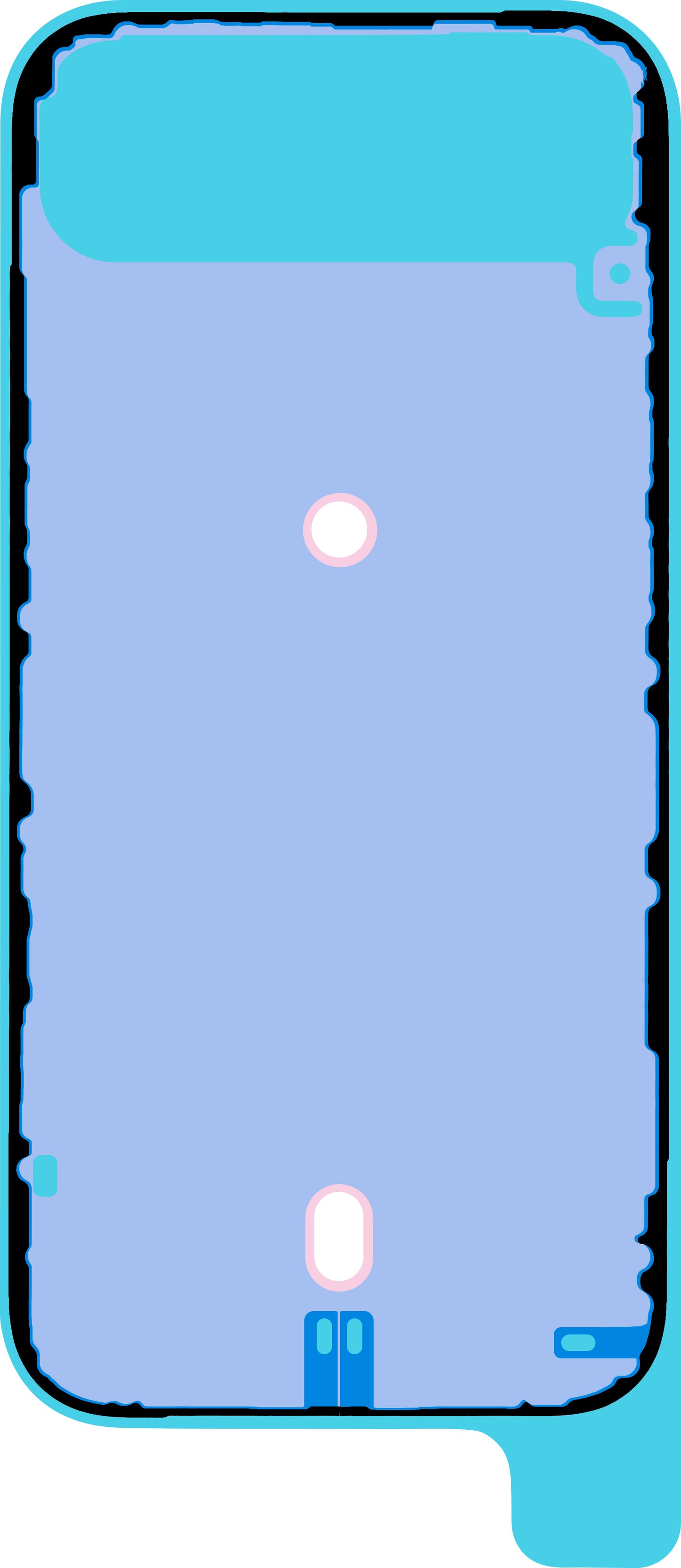 Apple iPhone 17 Air akkumulátorfedél ragasztó, Service Pack 923-12838