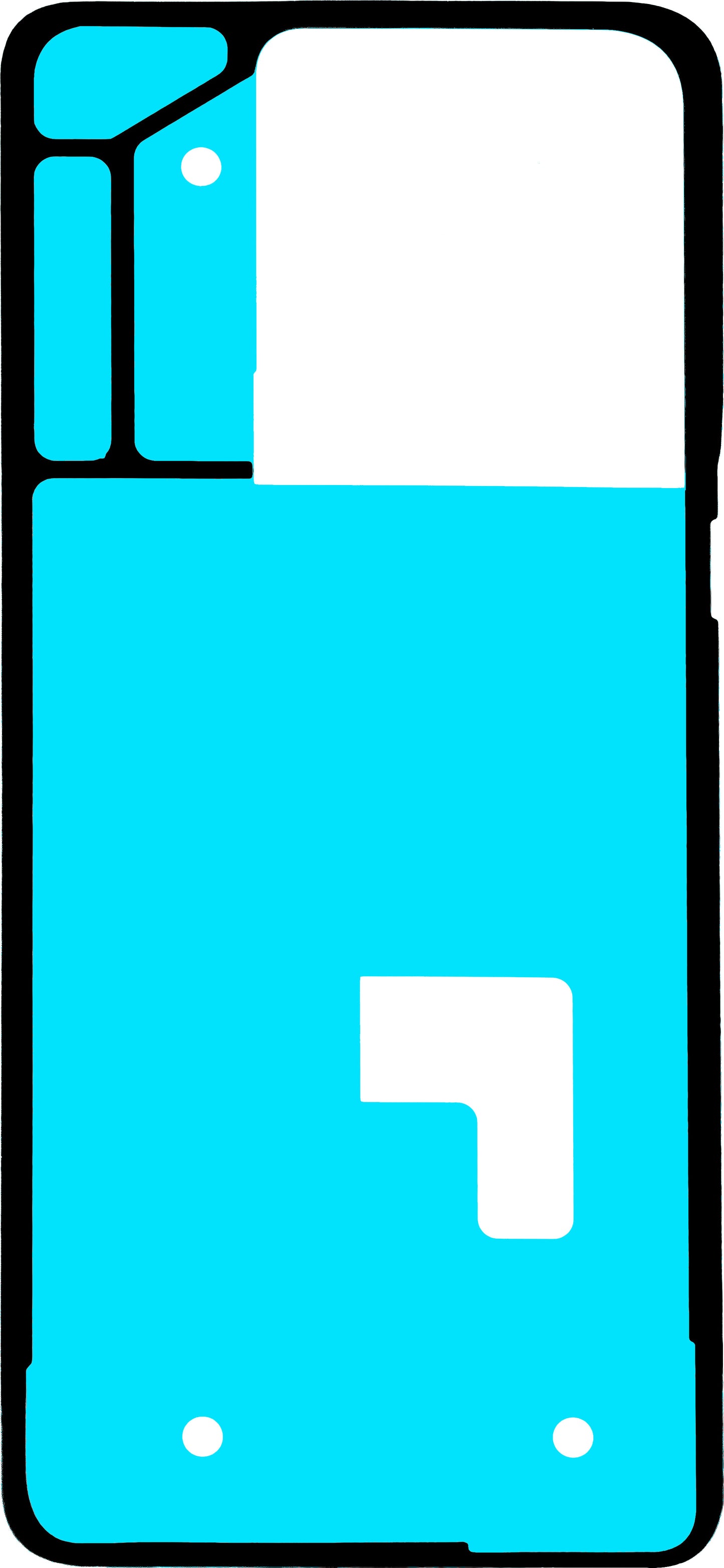 Motorola Edge 50 Pro Akkufedél Ragasztó, Service Pack 5D78C24171