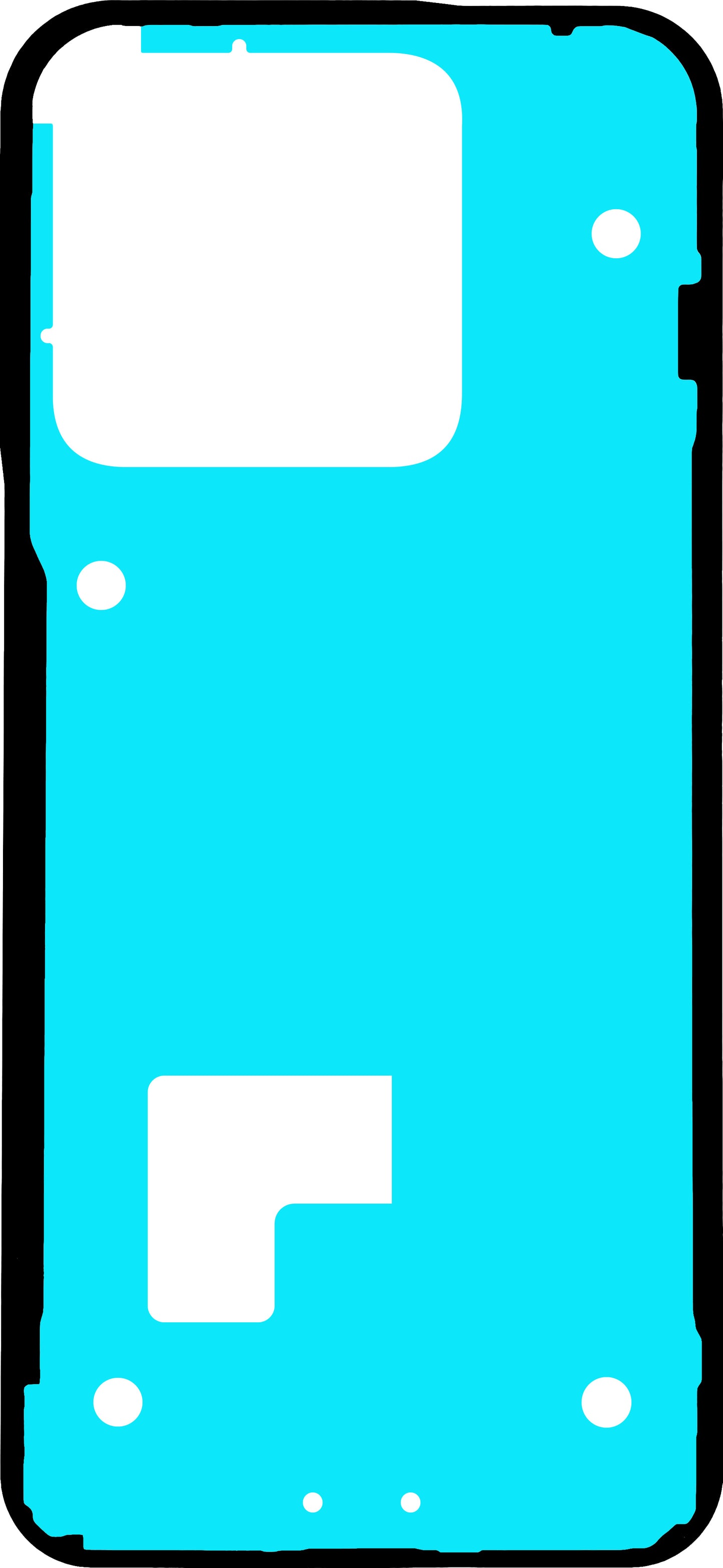 Motorola Edge 70 Pro Akkufedél Ragasztó, Service Pack 5D78C32520