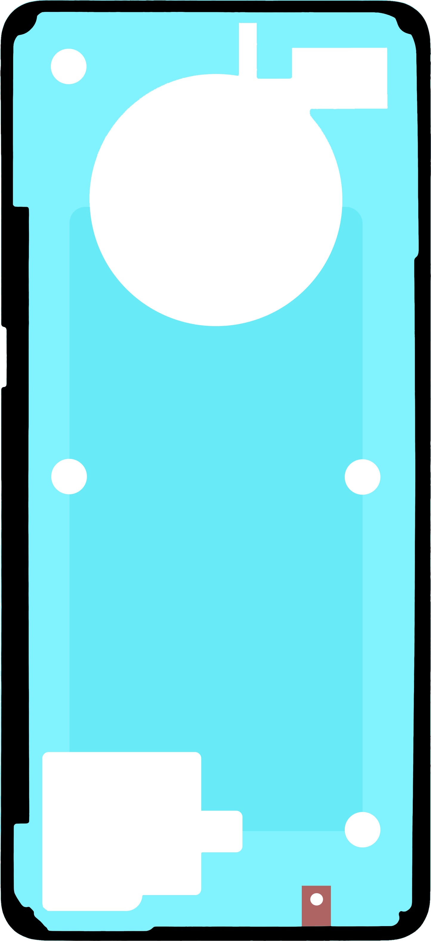 Akkufedél ragasztó Realme 14 Pro, Service Pack 612717000594