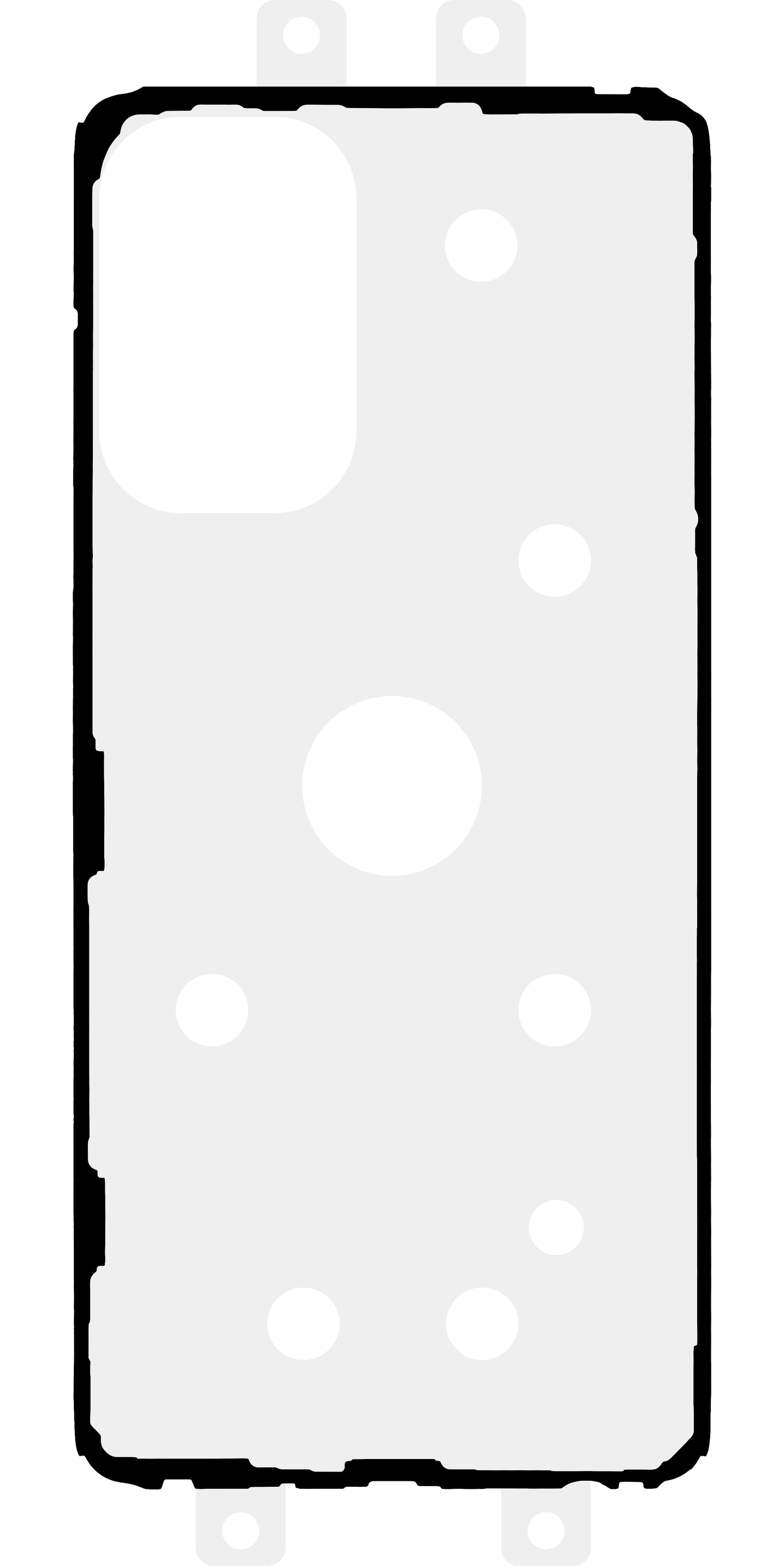 Akkumulátorfedél Ragasztó Samsung Galaxy A52s 5G A528 / A52 5G A526 / A52 A525, Service Pack GH02-22419A