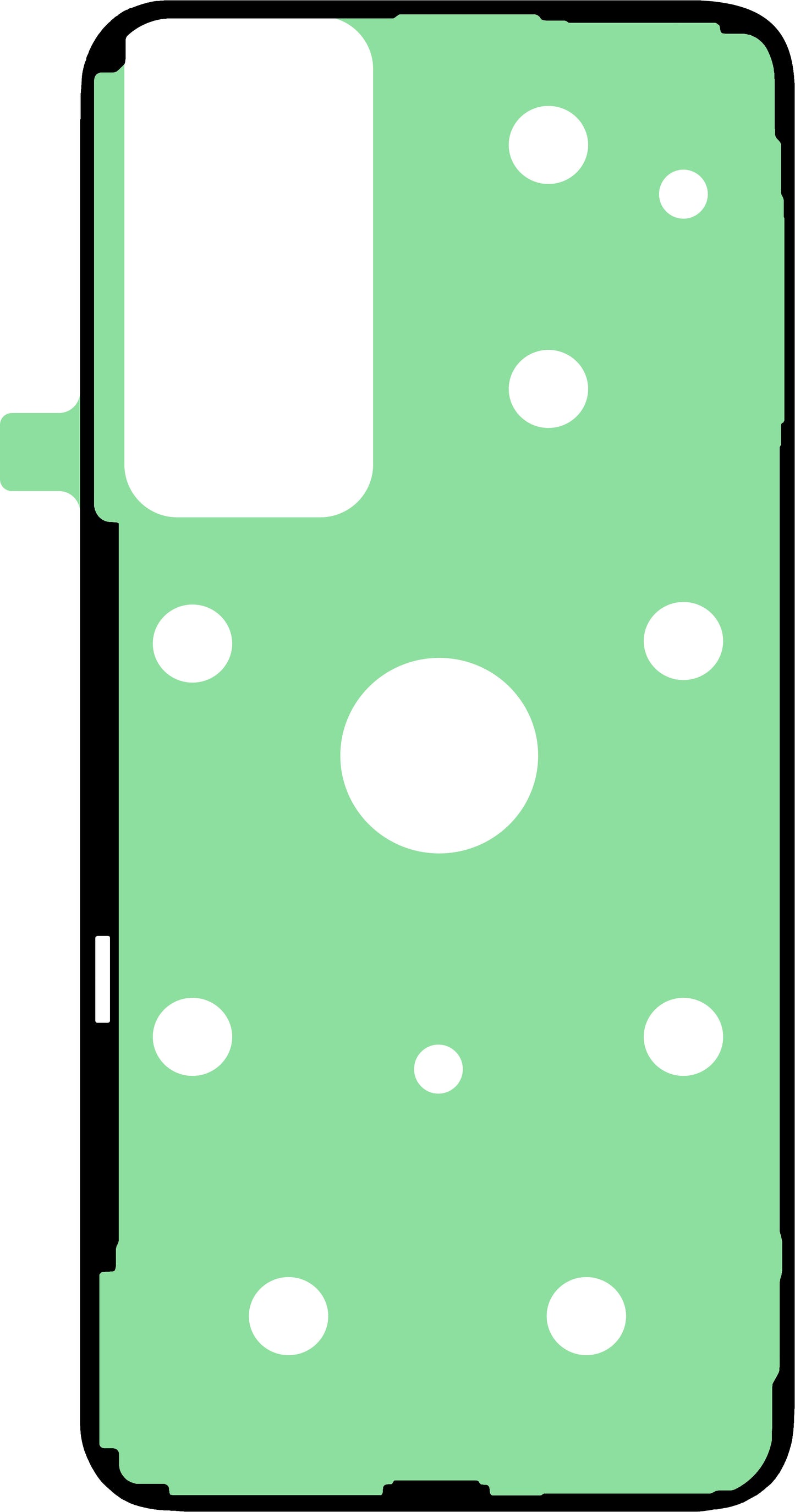 Samsung Galaxy A54 A546 Akkufedél Ragasztó, Service Pack GH02-24726A