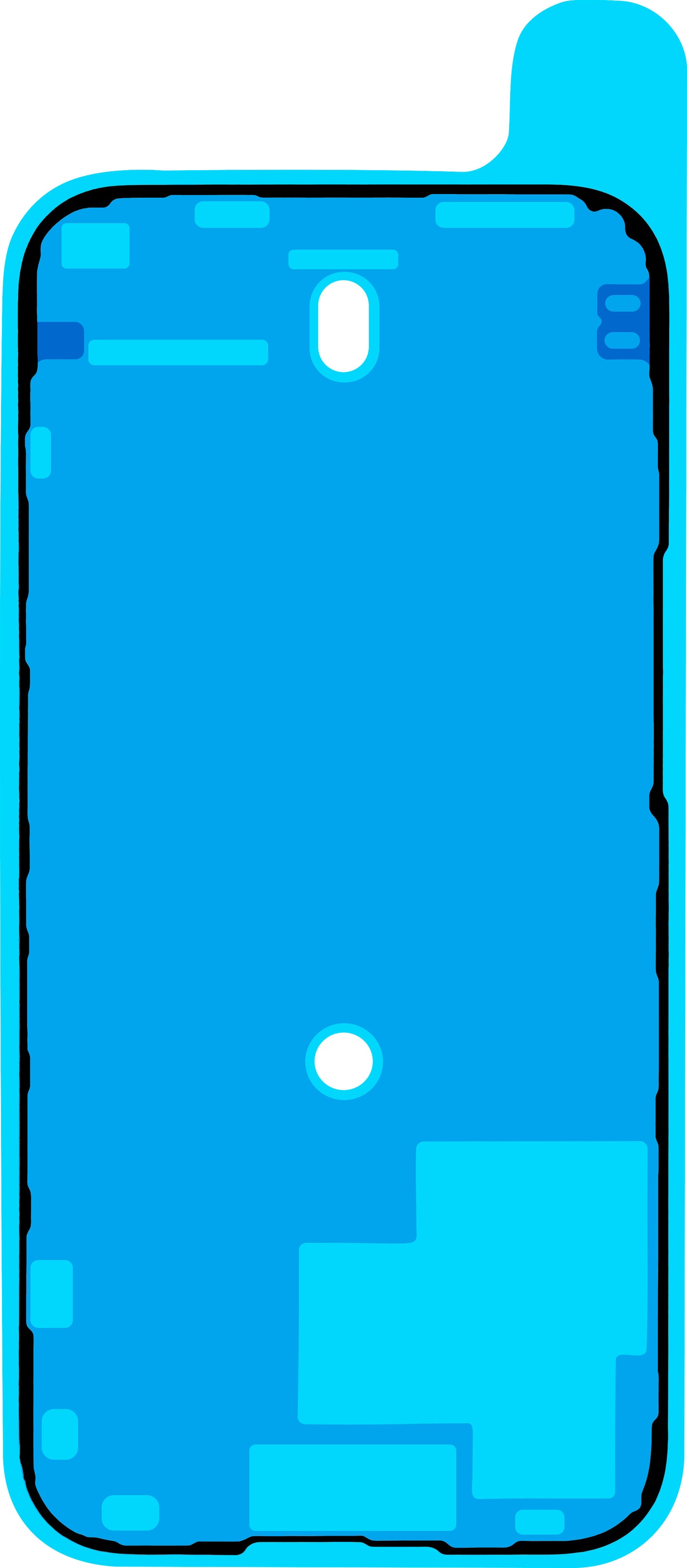 Display ragasztó Apple iPhone 15 Pro, Service Pack 923-09188