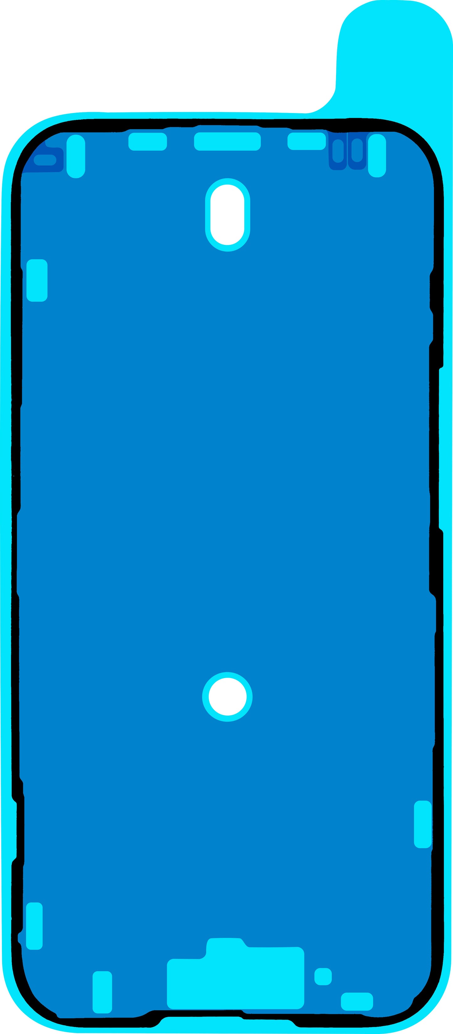 Apple iPhone 15 kijelző ragasztó, Service Pack 923-09184